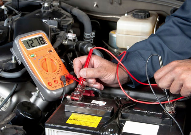 Battery voltage check