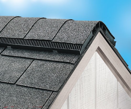 Ventilated roofing ridge