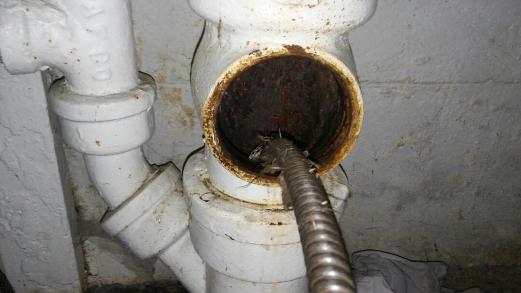 Cable drain cleaning