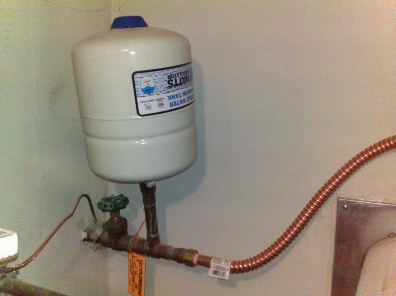 Expansion tank for boiler