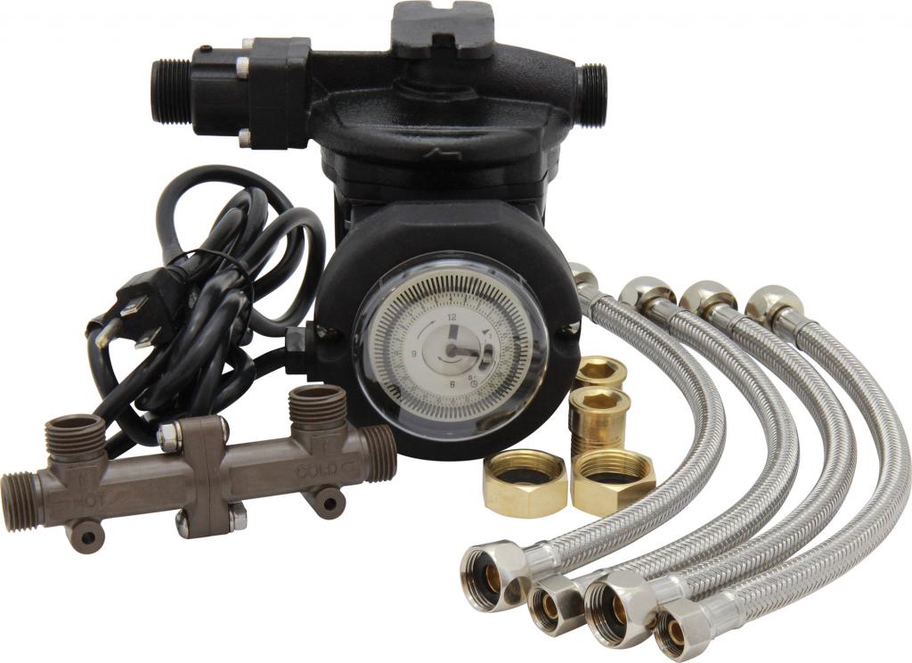 Recirculation pump for indirect heating boiler