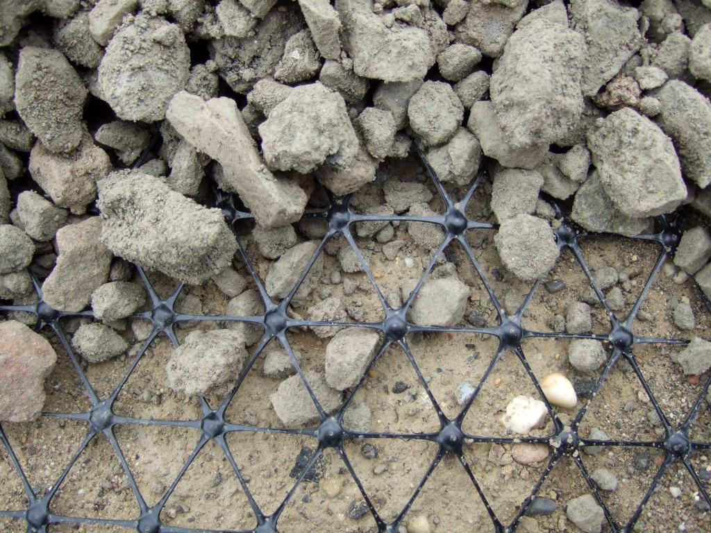 Flat geogrid