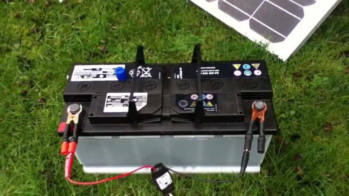 заряд аккумулятора от солнечной батареи 