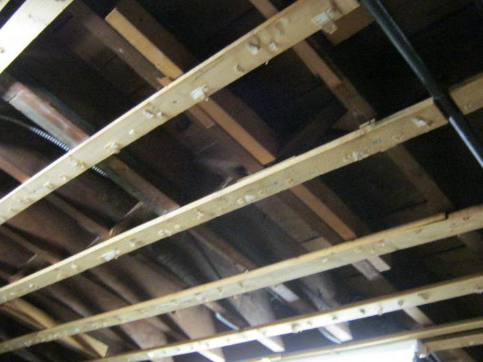 Sound insulation of the ceiling in the apartment under a suspended ceiling