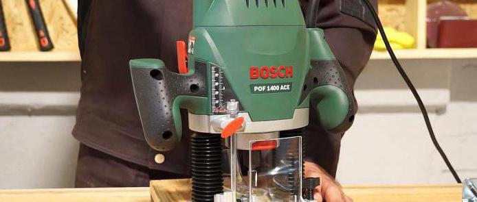 Electric milling cutter bosch pof 1400 ace