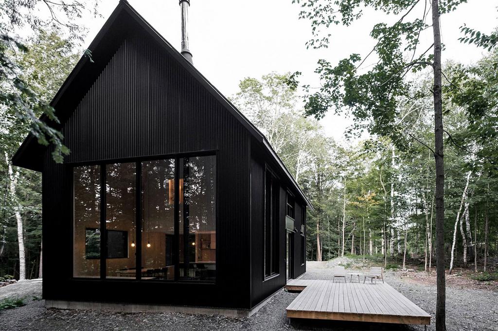 cottage with an attic