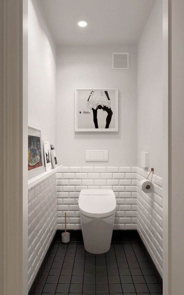 кафель в туалете дизайн