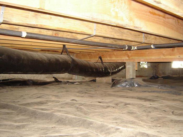 vapor barrier under the roof