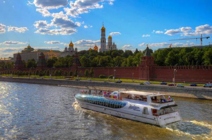экскурсия по Москве-реке на теплоходе