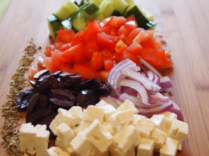 рецепт греческого салата с сыром сиртаки