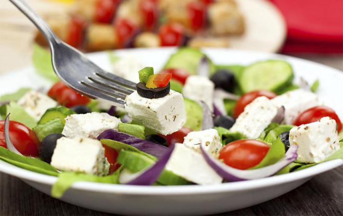 рецепт греческого салата с сыром фетакса