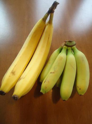 чем отличаются маленькие бананы от больших
