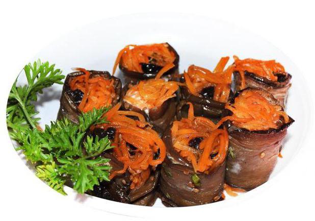 как приготовить баклажаны с морковью по корейски 