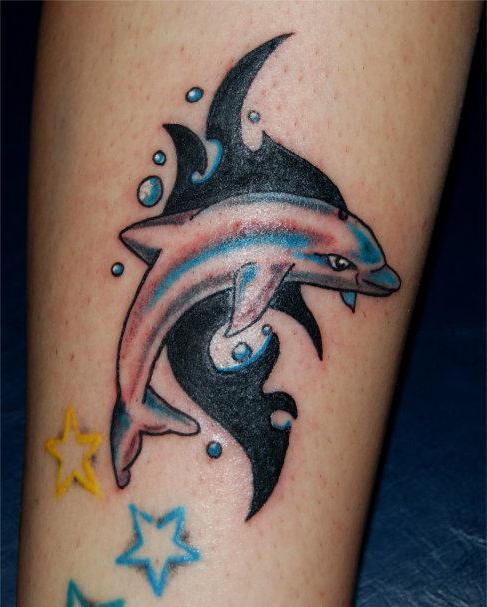 что означает тату дельфин