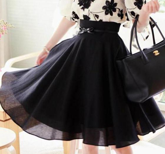 black skirt sun photo