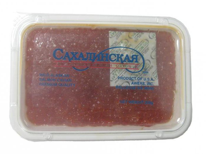 красная икра сахалинская 