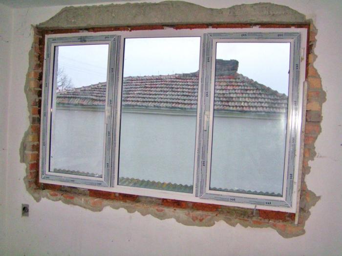 installation of plastic windows