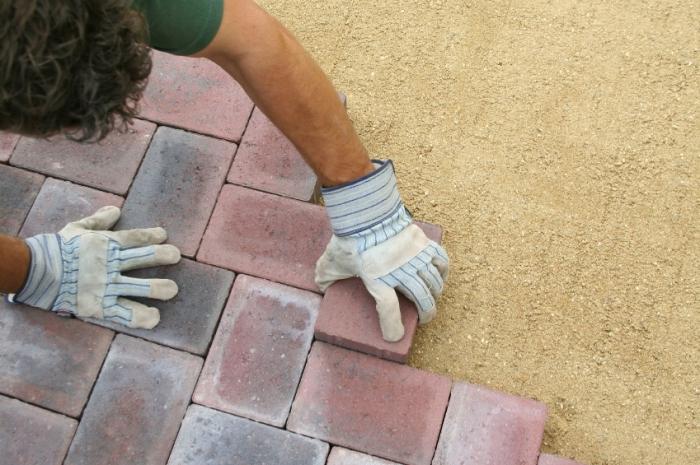 how to lay paving stones