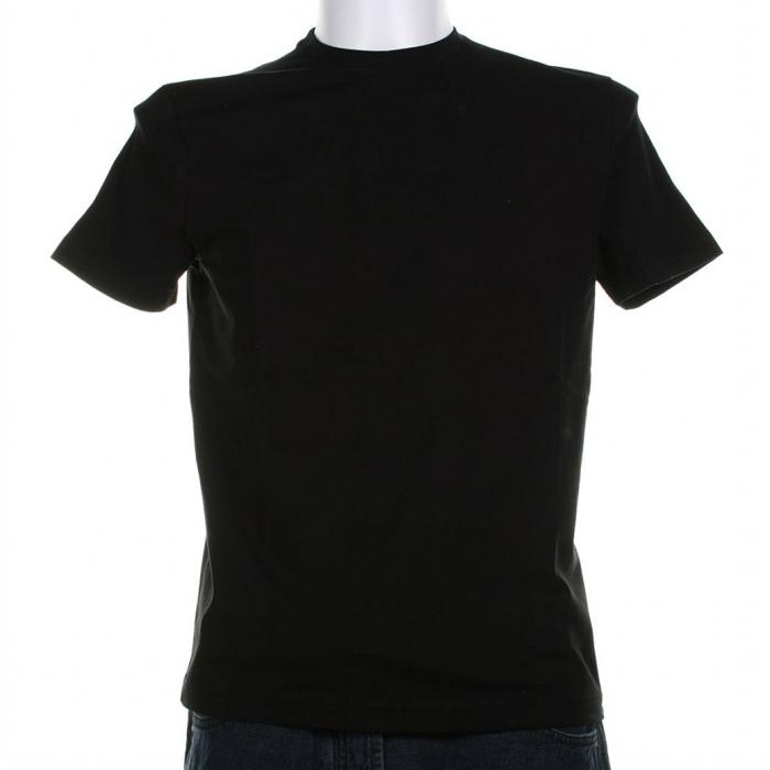 black T-shirt