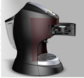 coffee machine with capsules