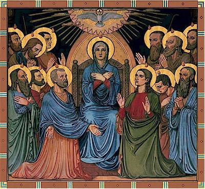 сошествие святого духа на апостолов иконография