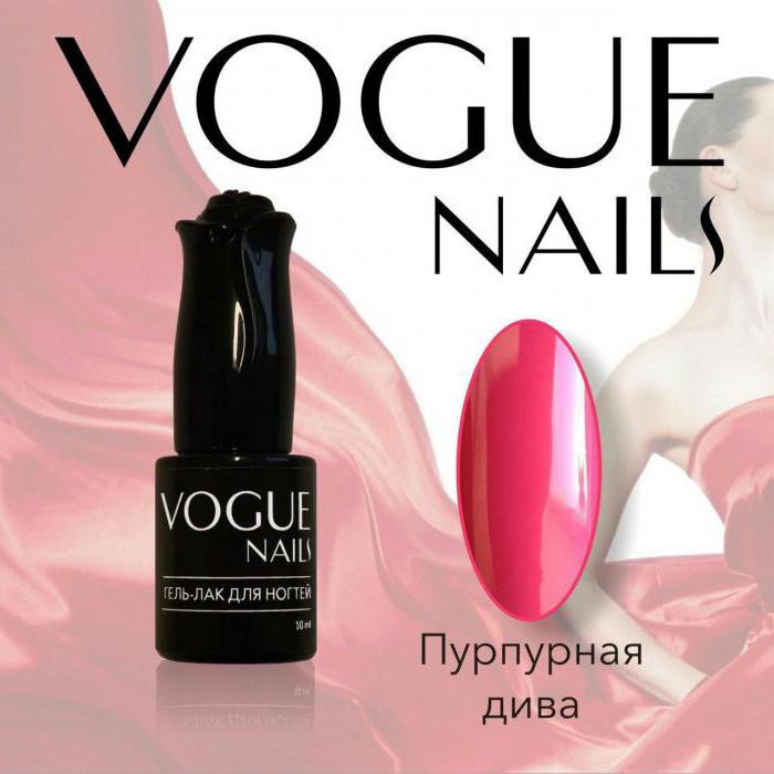 vogue nails гель краситель розово-пурпурная артистка
