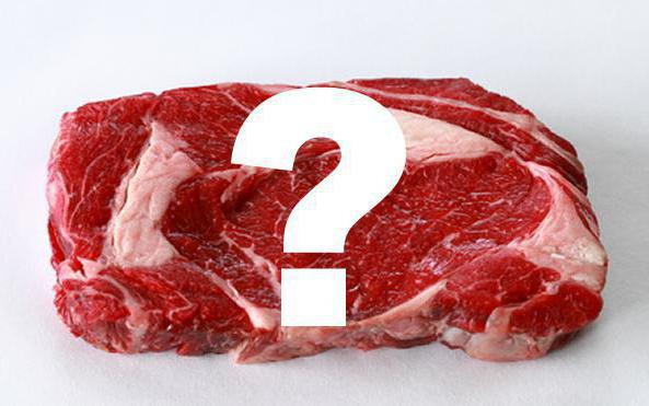 почему мясо красное