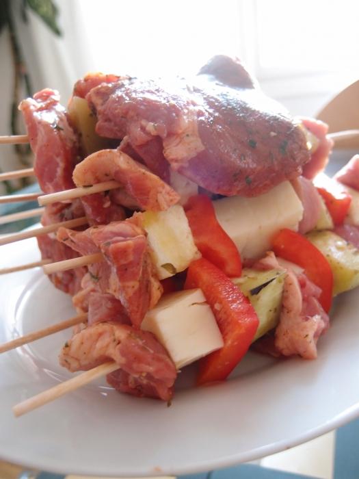 pork kebab in kefir recipe