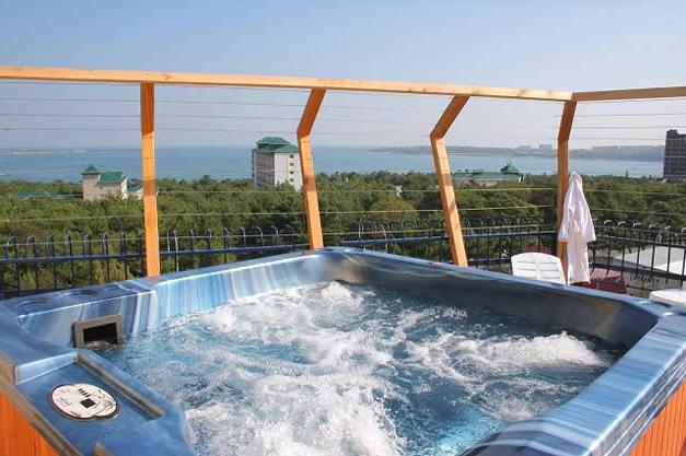 Jacuzzi in a boarding house