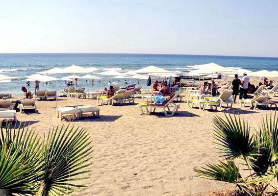 пляж в отеле «Саритас» 