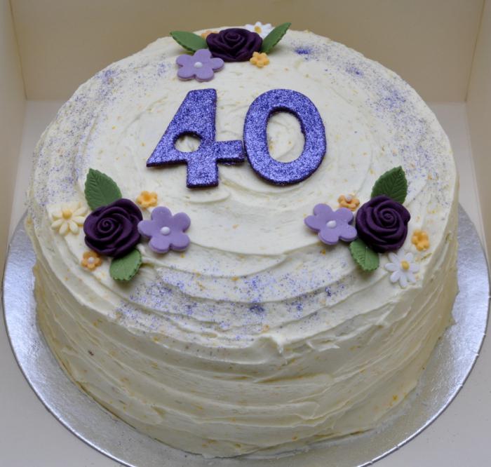 красивый торт «С днем рождения»