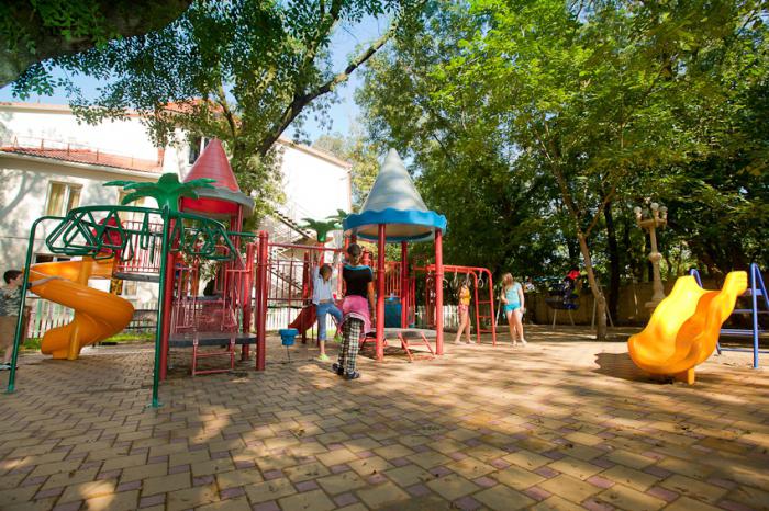 children's town in the sanatorium