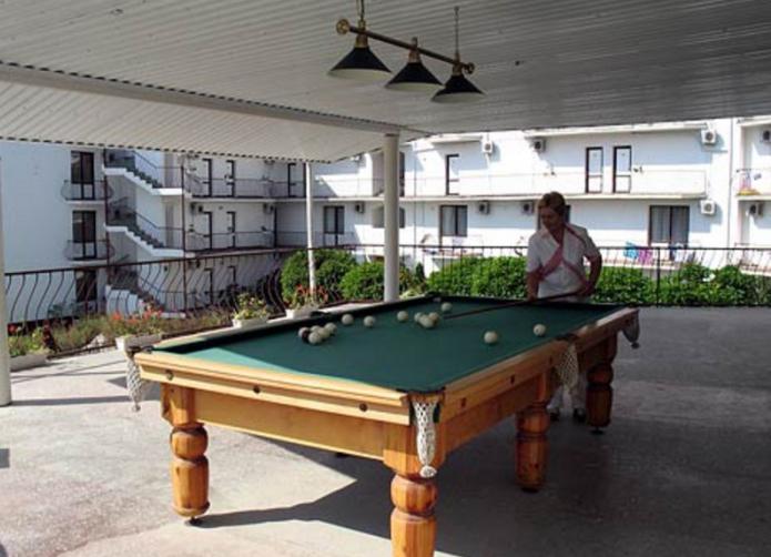 table tennis in a boarding house