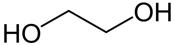 Этиленгликоль формула химические свойства