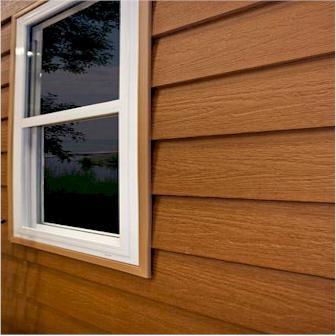 L timber metal siding