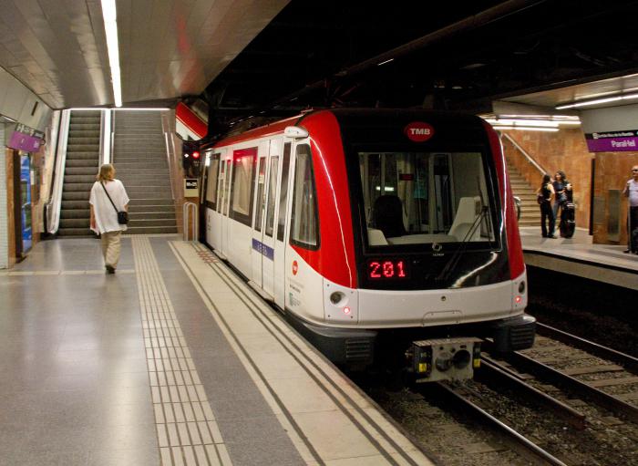 метро Барселоны схема