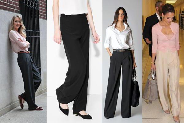 С чем носить черные льняные брюки женские фото
