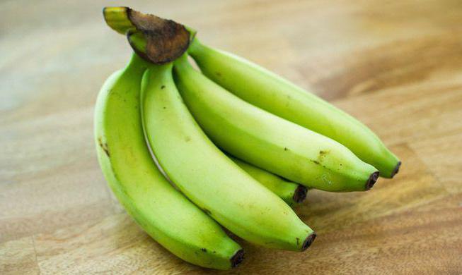 бананы зеленые или желтые