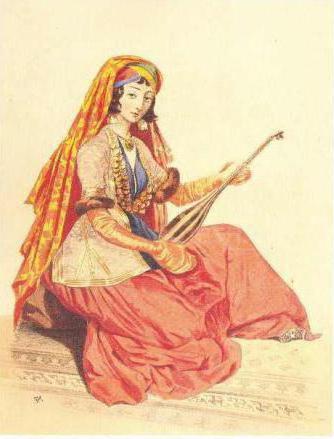 национальный костюм азербайджана женский