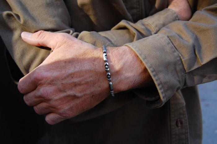 на какой руке носят серебряный браслет мужчины
