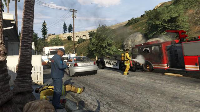 how to steal a fire truck in gta 5