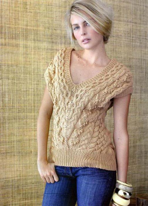 knitting summer tops for women