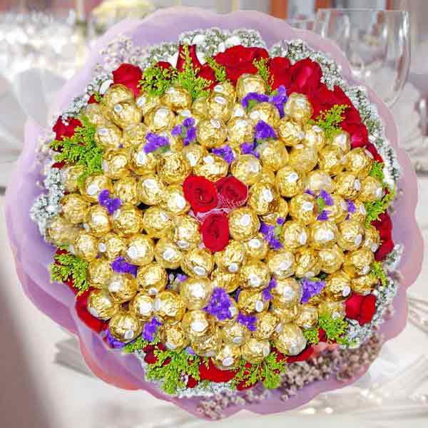 do-it-yourself candy bouquets