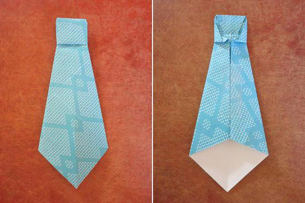 Оригами галстук