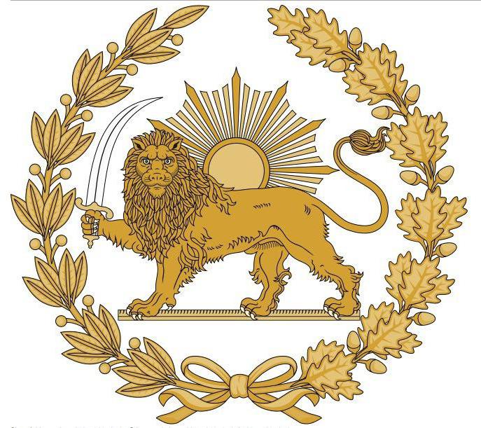 герб ирана характеристика 