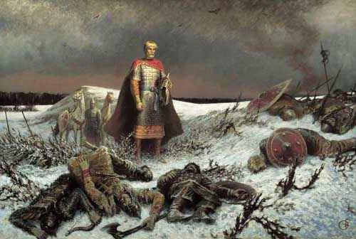 Prince Igor’s unsuccessful campaign against Polovtsy