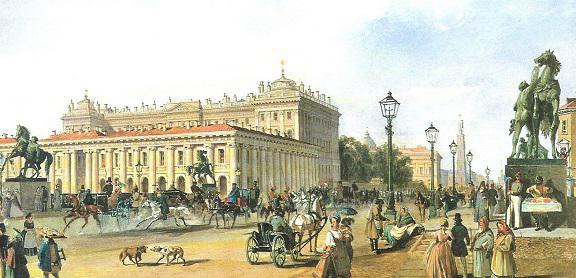 Admiralty building in St. Petersburg