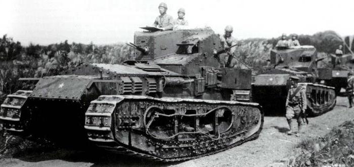 японские танки второй мировой войны