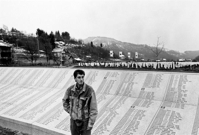 Srebrenica massacre in 1995