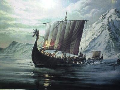 драккары деревянные корабли викингов